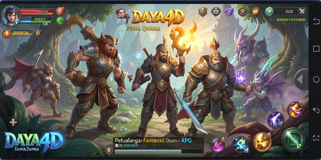 Tampilan gameplay <strong>DAYA4D</strong> yang menarik dengan aksi seru dalam petualangan RPG.