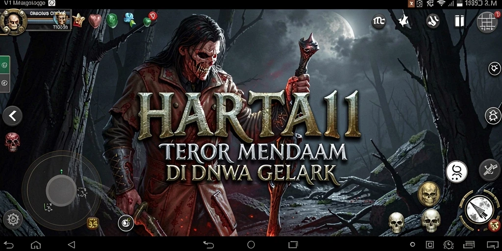 Screenshot menampilkan gameplay HARTA11 yang mencekam dan menegangkan.