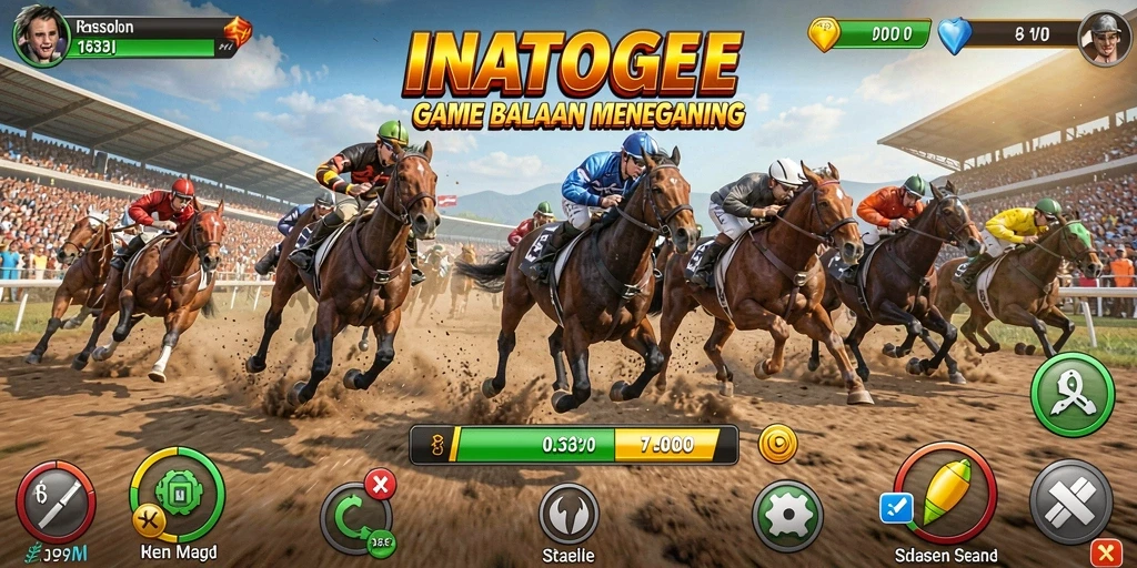 Tampilan menegangkan saat berlomba di INATOGEL.