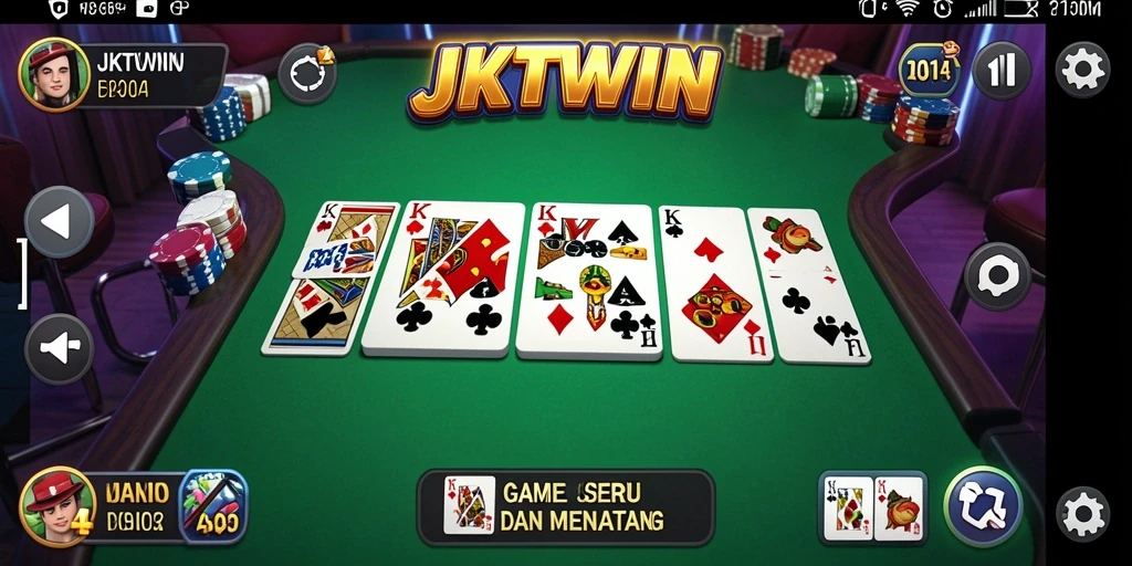 Gameplay seru dalam JKTWIN yang penuh tantangan dan strategi.