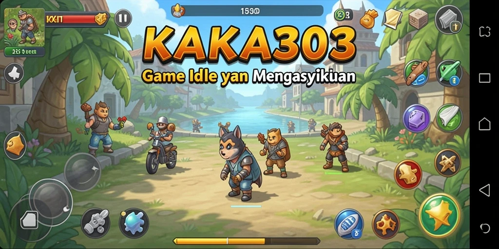 Tampilan gameplay KAKA303 dengan elemen Idle yang menarik.