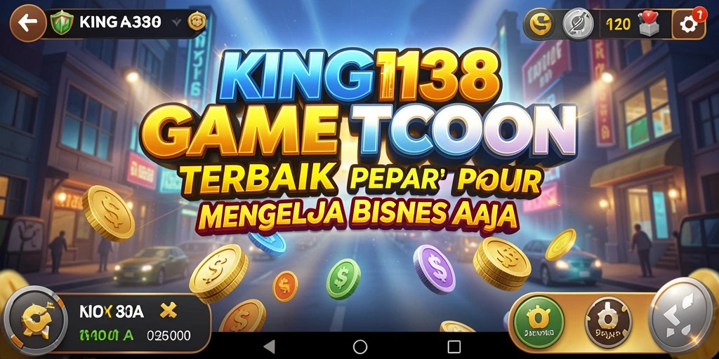 Screenshot KING138 menampilkan antarmuka pengelolaan bisnis yang menarik.