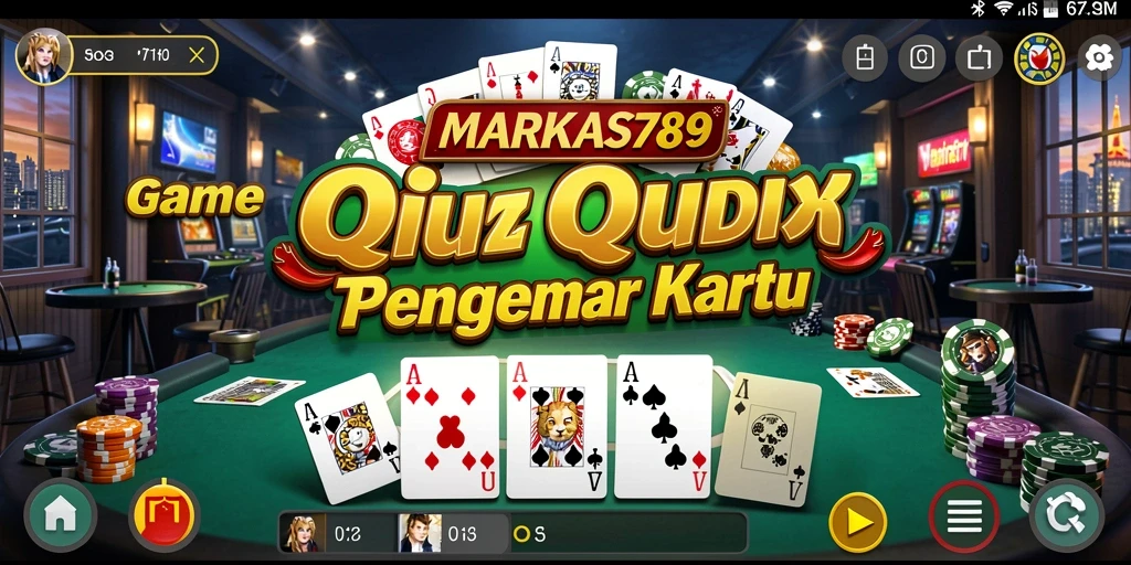 Tampilan menarik dari gameplay QiuQiu di MARKAS789.