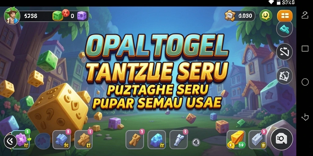 Screenshot OPALTOGEL menampilkan gameplay Puzzle yang mendebarkan.