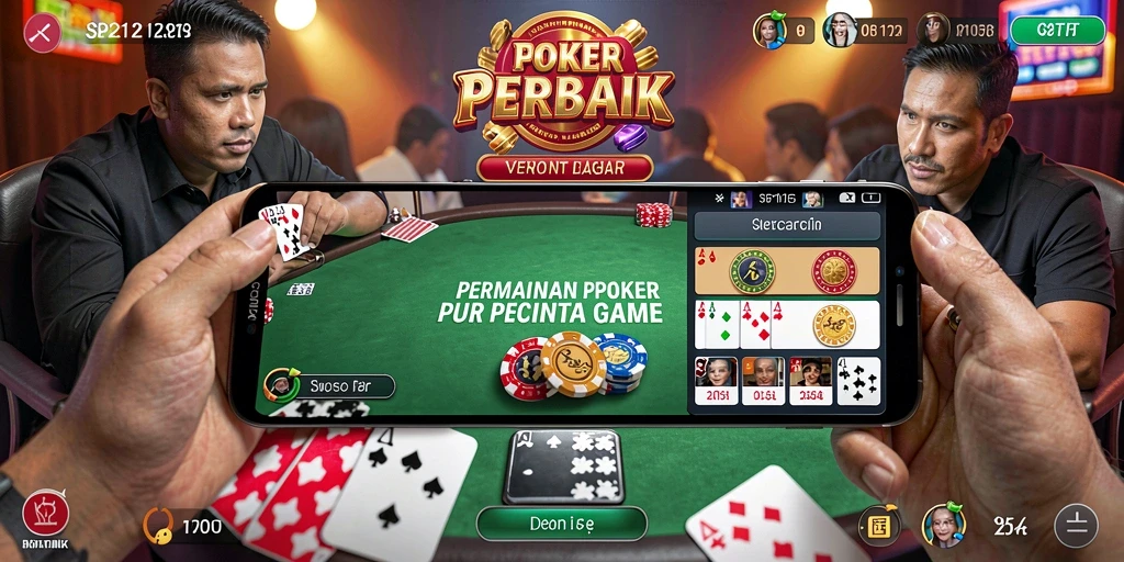 Screenshot menunjukkan gameplay Poker SP212 yang mengasyikkan.