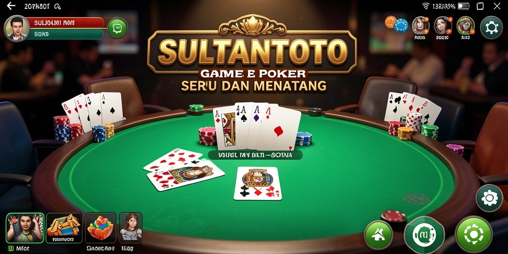 Tampilan gameplay mendebarkan di SULTANTOTO dengan pemain yang bersaing.