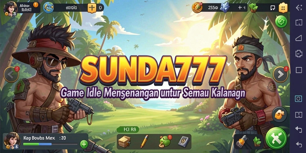 Tampilan gameplay SUNDA777 yang menarik dan penuh warna.