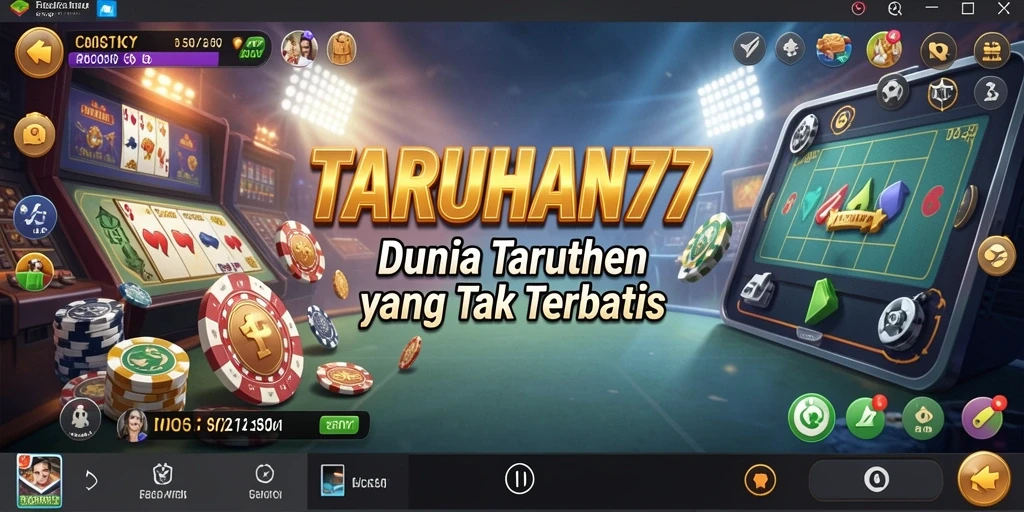 Screenshot TARUHAN77 menampilkan gameplay Open World yang menakjubkan.