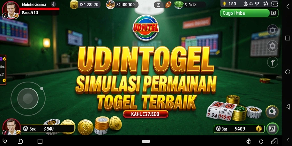 Tampilan gameplay UDINTOGEL yang menarik dan interaktif.