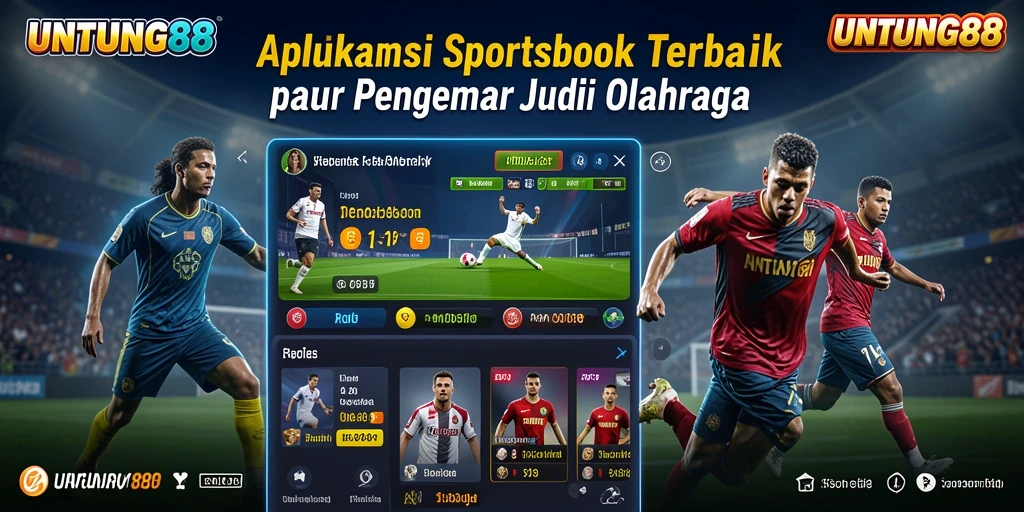 Screenshot UNTUNG88 yang menampilkan fitur taruhan olahraga.