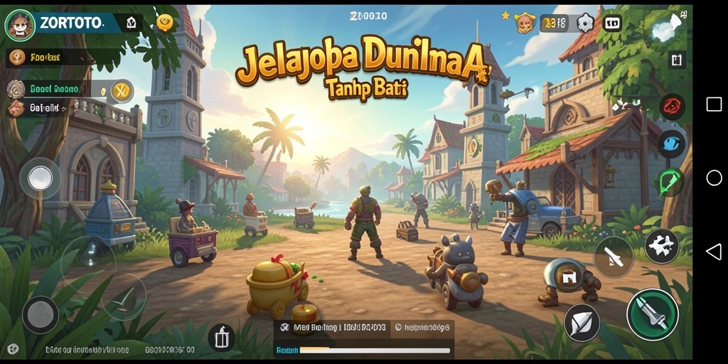 Tampilan gameplay ZORTOTO yang imersif dan penuh petualangan.